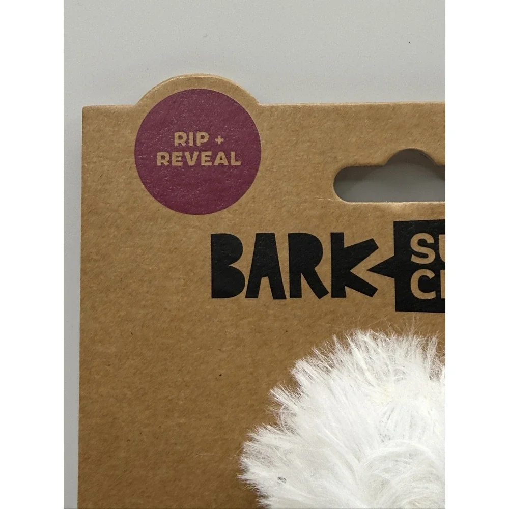 Bark Super Chewer Treat Yourself Dog Toy Rainbow Rip + Reveal Medium-Large